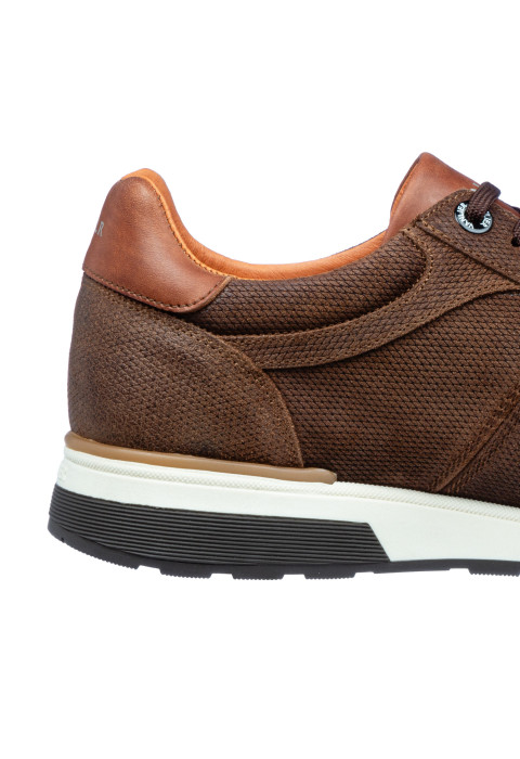 Cognac suède Positano sneaker