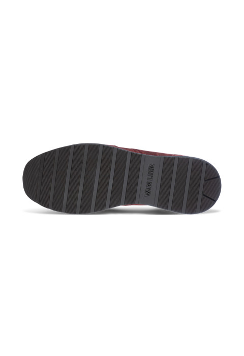 Bordo rood suède Positano sneaker