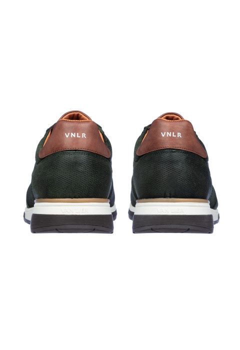 Grijs groen suède Positano sneaker