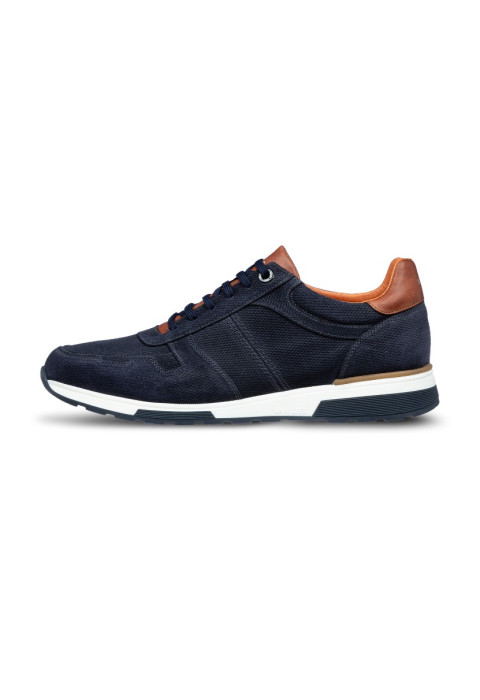 Blauw suède Positano sneaker