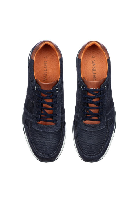 Blauw suède Positano sneaker