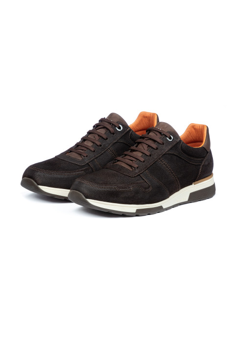 T-moro bruin suède Positano sneaker