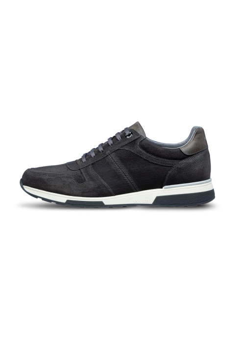 Licht grijs suède Positano sneaker