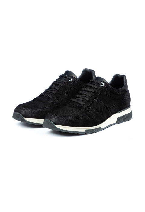 Zwart suede Positano sneaker