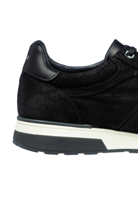 Zwart suede Positano sneaker