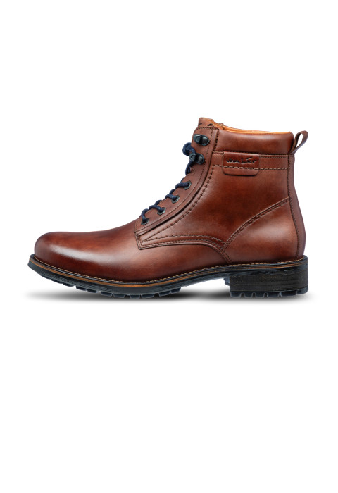 Licht Cognac gladleren Fritz boot