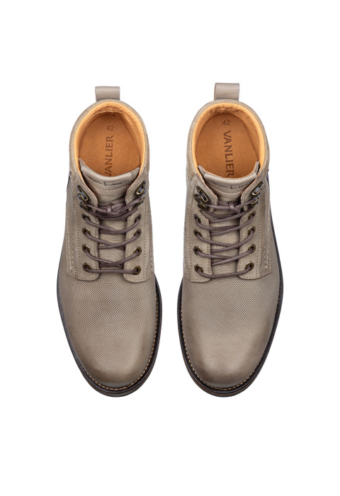 Taupe nubuck Fritz boot