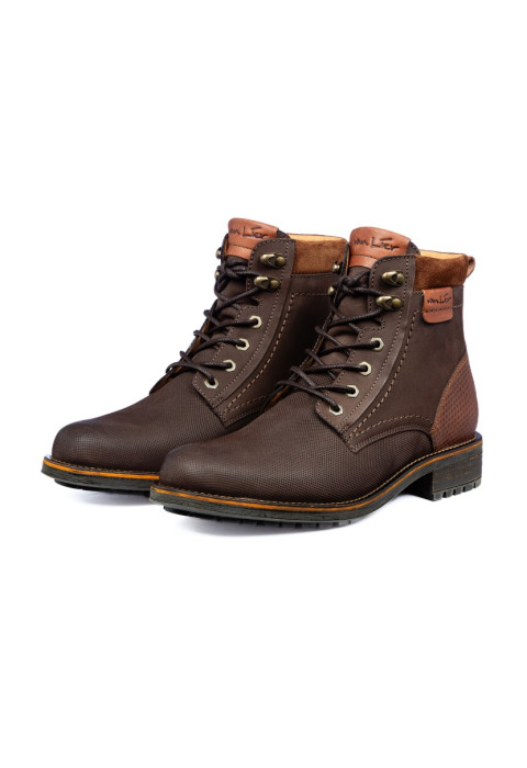 T-moro bruin nubuck Fritz boot