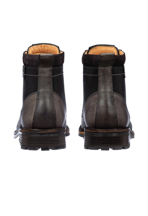 Antraciet grijs nubuck Fritz boot