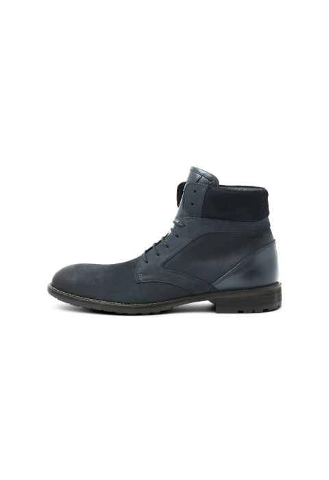 Navy nubuck Henry boot