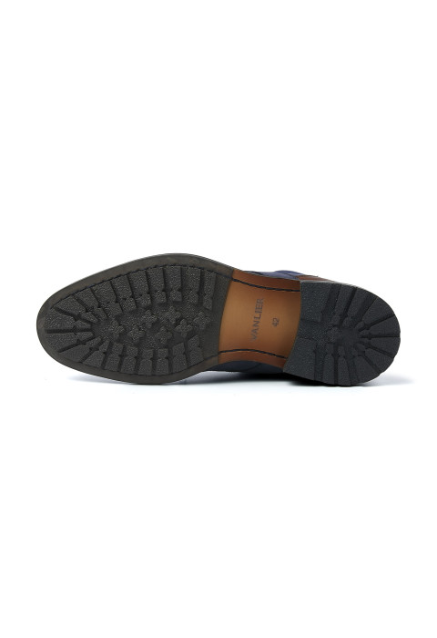 Blauw nubuck Henry boot