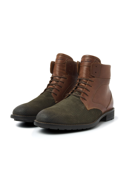 Grijs groen suède Henry boot
