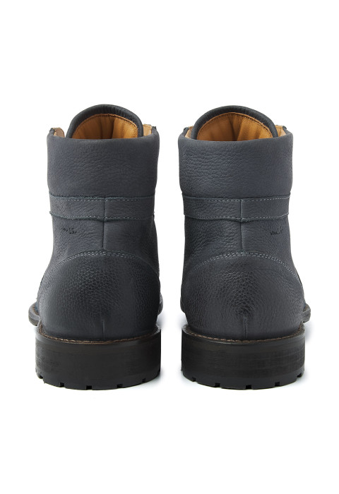 Petrol blauw suède Henry boot
