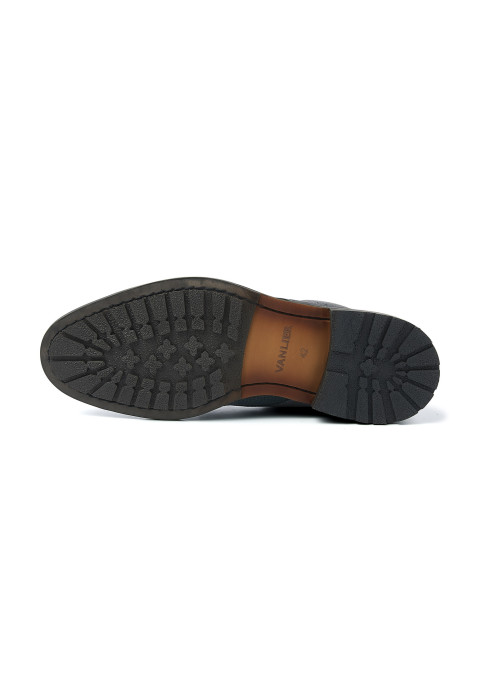 Petrol blauw suède Henry boot