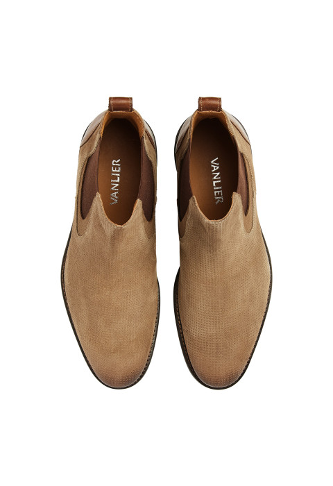 Taupe suède Henry chelsea boot