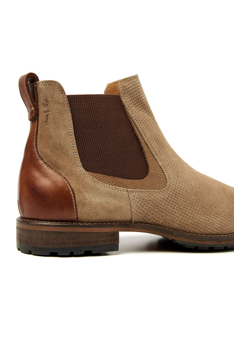 Taupe suède Henry chelsea boot