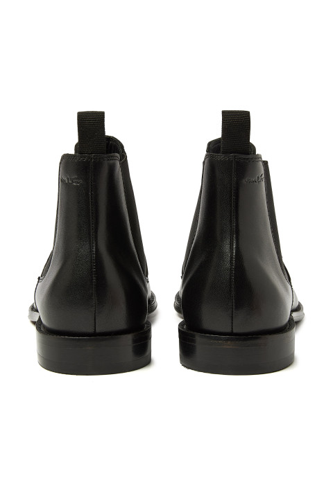 Zwart gladleren Madison chelsea boot