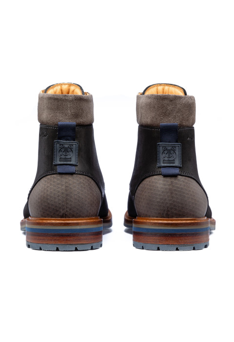 Grijs nubuck Monti boot