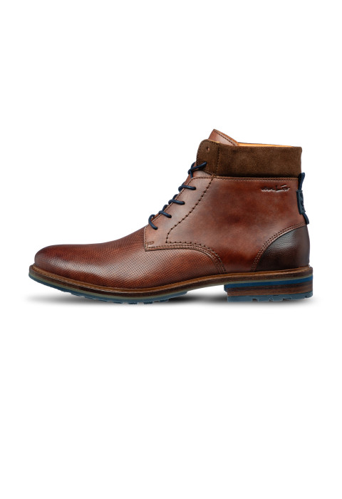Licht cognac gladleren Monti boot