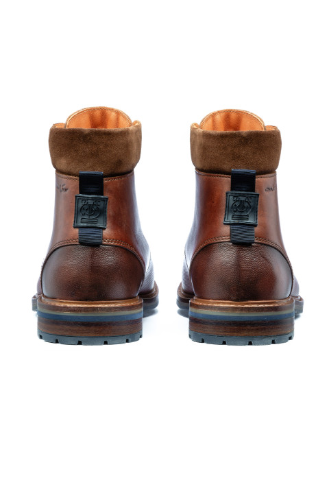 Licht cognac gladleren Monti boot