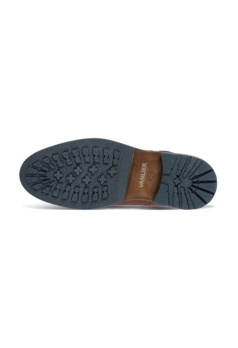Licht cognac gladleren Monti boot