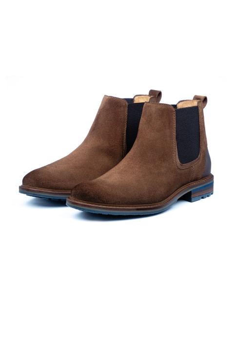 Roest Cognac suède Monti chelsea boot