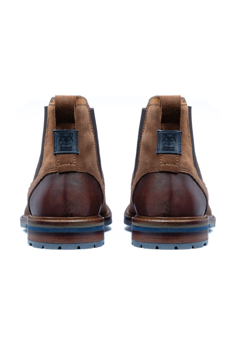 Roest Cognac suède Monti chelsea boot