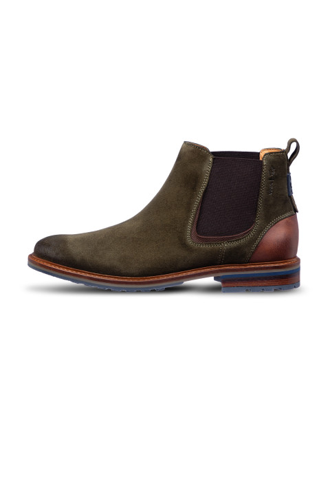 Grijs groen suède Monti chelsea boot