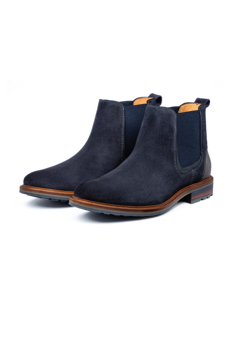Navy suède Monti chelsea boot