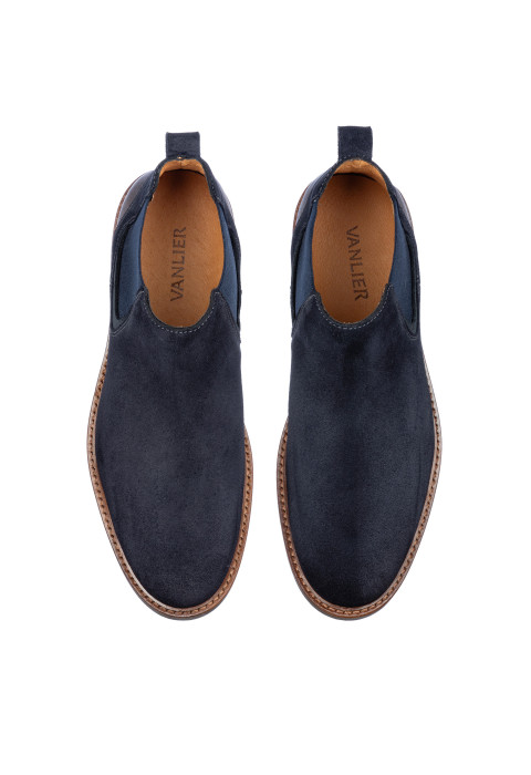 Navy suède Monti chelsea boot