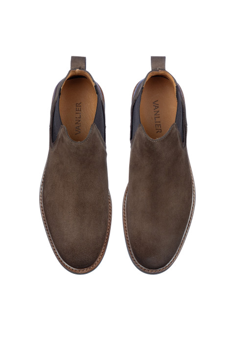 T-Moro  suède Monti chelsea boot