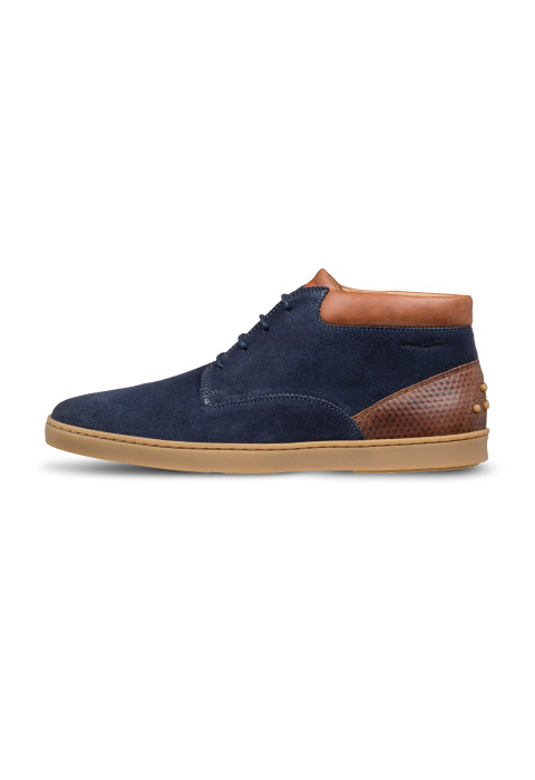 Navy suède Lugano boot