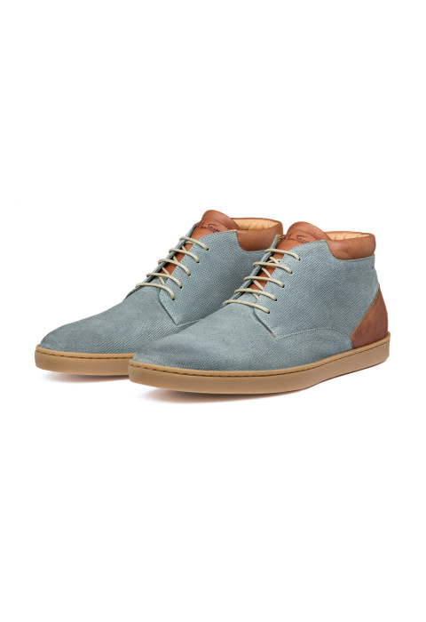 Grijs blauw suède Lugano boot