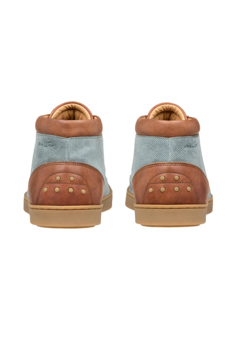 Grijs blauw suède Lugano boot