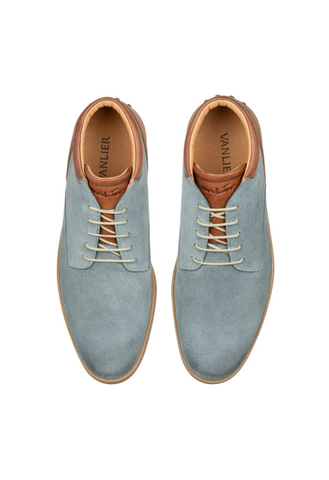 Grijs blauw suède Lugano boot