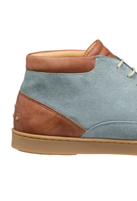 Grijs blauw suède Lugano boot