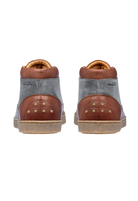 Grijs combi suède Lugano boot