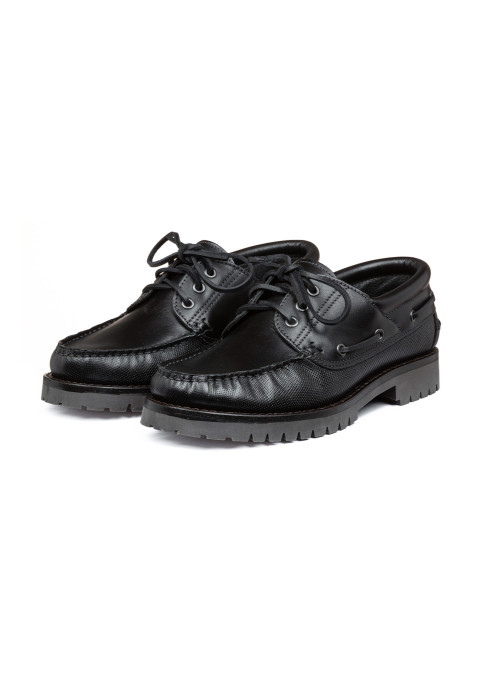 Zwart gladleren Baylands boot