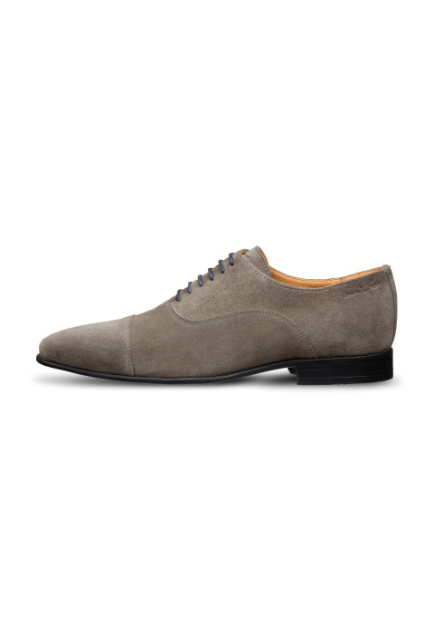 Taupe suède Sanremo veterschoen