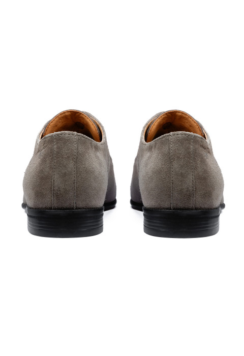 Taupe suède Sanremo veterschoen