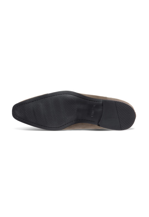 Taupe suède Sanremo veterschoen