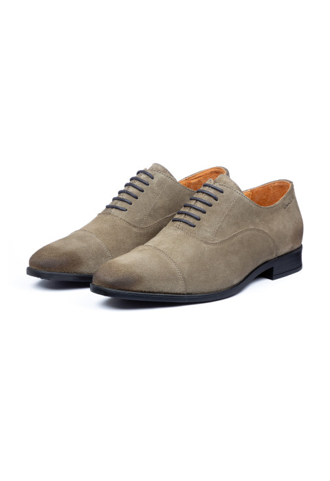  Taupe suède Riva veterschoen