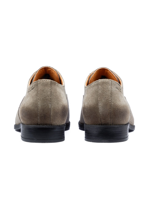  Taupe suède Riva veterschoen
