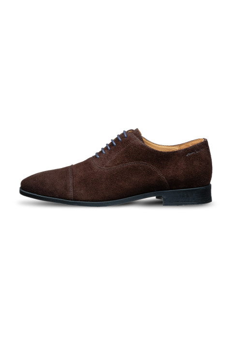 Bruin suède Riva veterschoen
