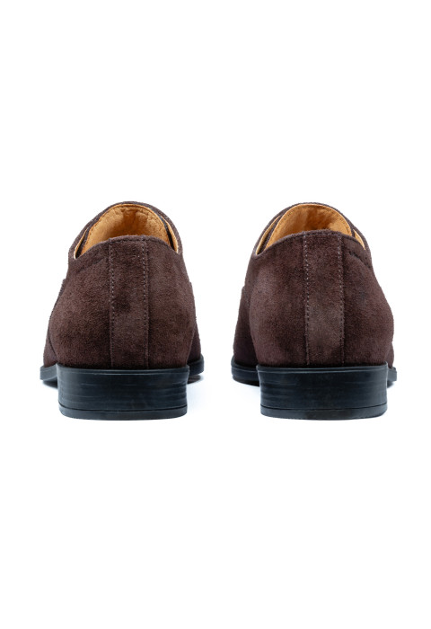 Bruin suède Riva veterschoen
