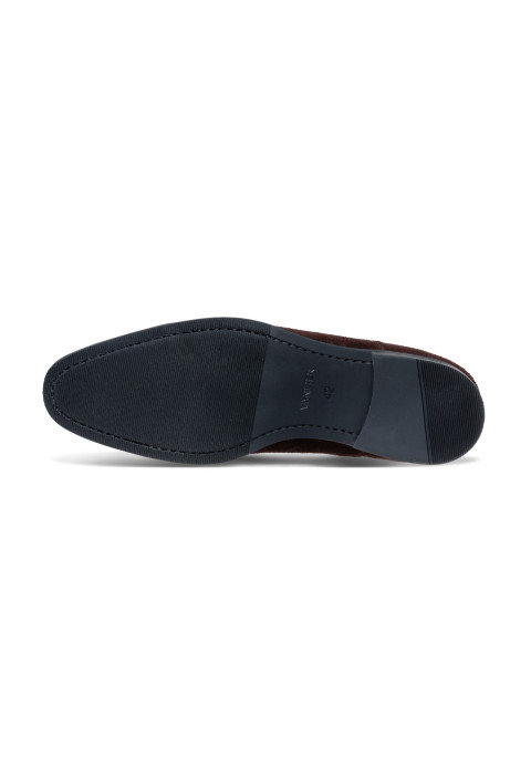 Bruin suède Riva veterschoen