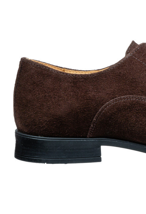 Bruin suède Riva veterschoen