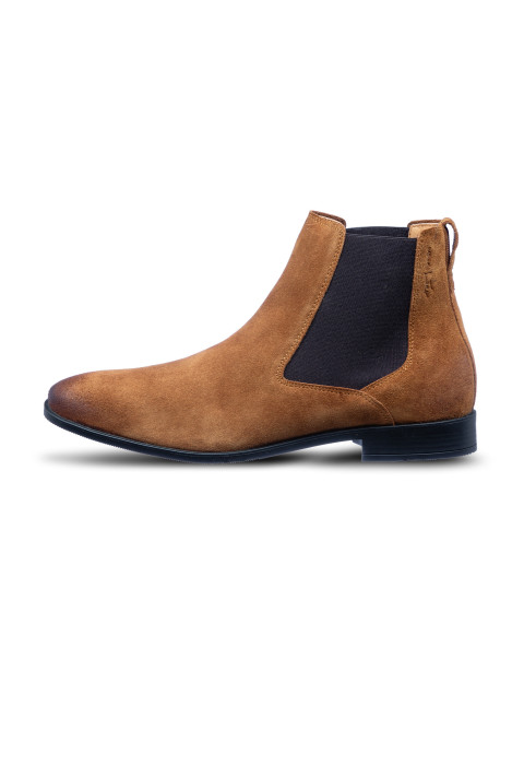 Cognac suède Riva chelsea boot