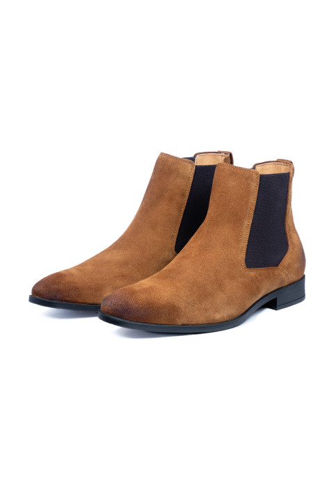 Cognac suède Riva chelsea boot