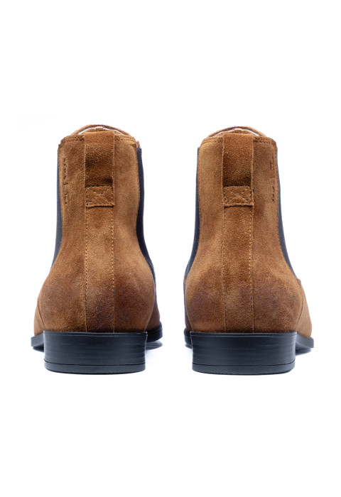 Cognac suède Riva chelsea boot